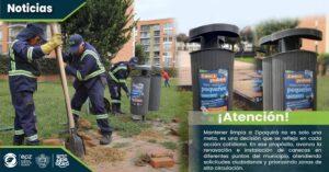 Canecas para cuidar Zipaquirá: más que una instalación, un reto de cultura ciudadana